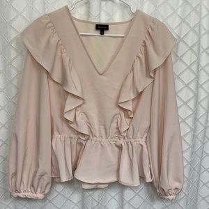 Peach blouse